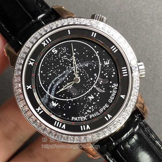 PATEK PHILIPPE手錶 星空5102天月款日內瓦蒼穹系列 百達翡麗機械表 百達翡麗高端男表  hds1095